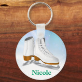 Ice-Skate Schlüsselkette Schlüsselanhänger (Vorderseite)