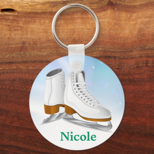Ice-Skate Schlüsselkette Schlüsselanhänger (Vorderseite)
