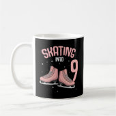 Ice Skaten 9th 9 Years Kaffeetasse (Links)