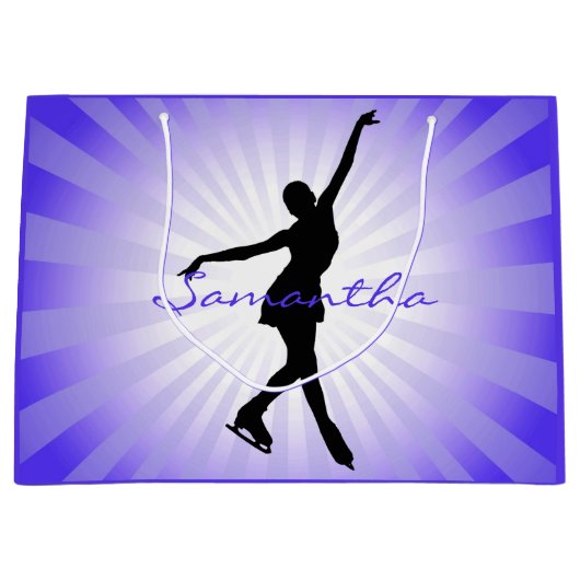 Ice Skaten Abbildung Skaten Design-Geschenktüte Große Geschenktüte (Vorderseite)