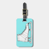 Ice-Skaten-Abbildung-Skaten Gepäckanhänger (Vorderseite vertikal)