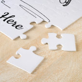 Ice Skaten Abbildung Skater Personalisiert Name Puzzle (Seite)