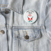 Ice Skaten Abbildung Skater Weihnachtsgeschenk Button (Beispiel)