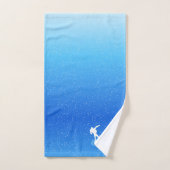 Ice Skaten Badhandtuch Set (Handtuch)