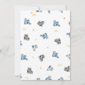 Ice Skaten Birthday Einladung - Eishockey-Party (Rückseite)