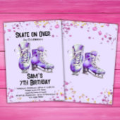 Ice Skaten Birthday Einladung, Ice-Skaten-Party Einladung