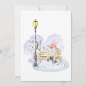 Ice Skaten Birthday Party Einladung (Rückseite)