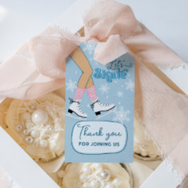 Ice Skaten Birthday Winter Skate Gastgeschenke Geschenkanhänger