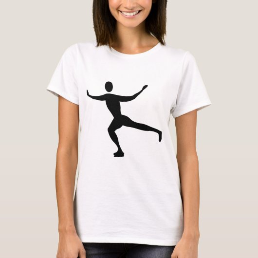 Ice Skaten - Black T-Shirt (Vorderseite)