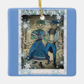 Ice Skaten Cats Keramikornament (Vorderseite)