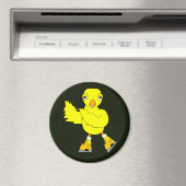 Ice Skaten Chick Magnet (In Situ (Geschirrspüler))