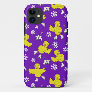 Ice Skaten Chick Snowflake Muster Case-Mate iPhone Hülle