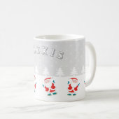 Ice Skaten Christmas Kaffeetasse (VorderseiteRechts)