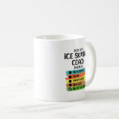 Ice Skaten Coach Abbildung Skaten Lehrer Trainer Kaffeetasse (VorderseiteRechts)