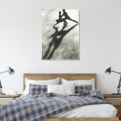 Ice Skaten Couple Leinwanddruck (Insitu (Schlafzimmer))