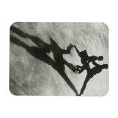 Ice Skaten Couple Magnet (Horizontal)