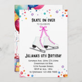 Ice Skaten Einladung | Eis-Skaten-Party (Vorne/Hinten)
