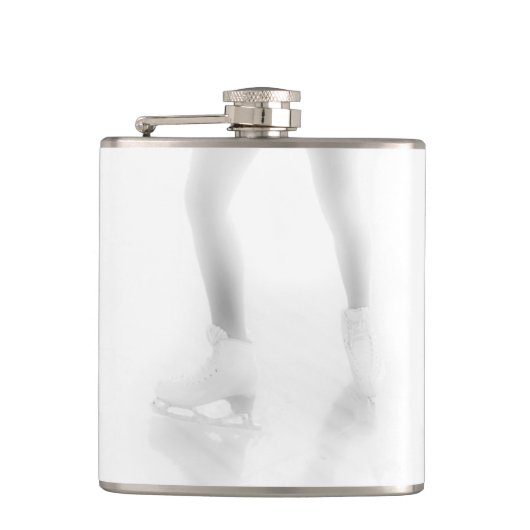 Ice Skaten Flachmann (Vorderseite)