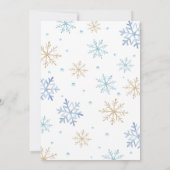 Ice Skaten Geburtstagseinladung Einladung (Rückseite)