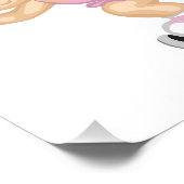 Ice Skaten Girl Fotodruck (Ecke)