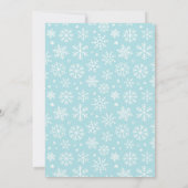 Ice Skaten Girl Geburtstagsparty Einladung (Rückseite)