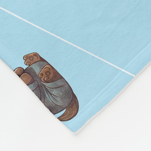 ICE SKATEN GIRL'S & TIERE FREUNDE FLEECEDECKE (Ecke)