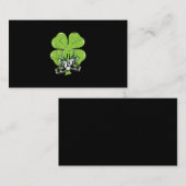 Ice Skaten Hockey St Patricks Day Liebe Goalie Visitenkarte (Vorne/Hinten)