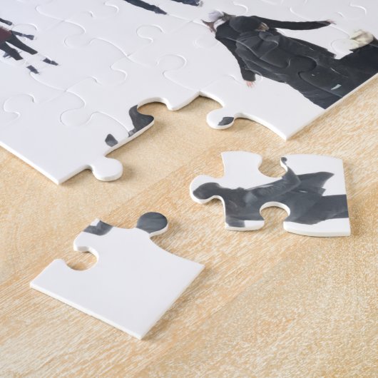 Ice Skaten im Rockefeller Center NYC Weihnachten Puzzle (Seite)