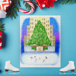 Ice Skaten im Rockefeller Center Puzzle