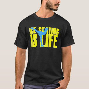 Ice Skaten ist Life Ice Skater Abbildung Skater Gi T-Shirt