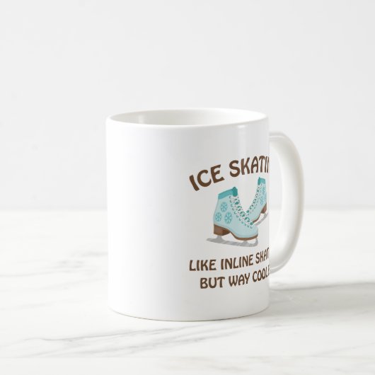 Ice Skaten Kaffeetasse (VorderseiteRechts)