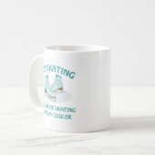 Ice Skaten Kaffeetasse (Vorderseite Links)