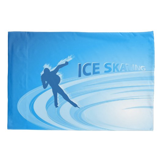 Ice Skaten Kissenbezug (Rückseite)