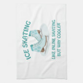 Ice Skaten Küchentuch (Vertikal)