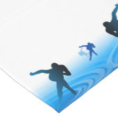 Ice Skaten Kurzer Tischläufer (Ecke)