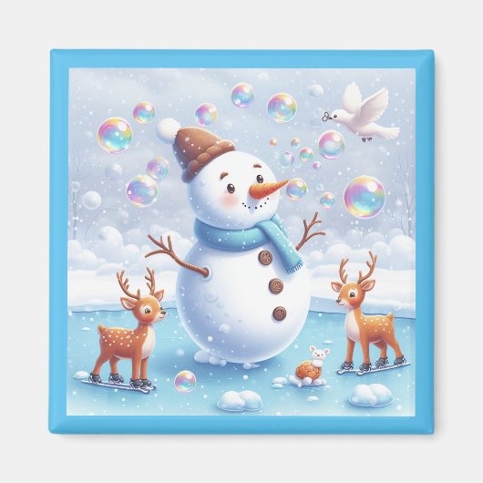 Ice Skaten Magnet (Vorne)