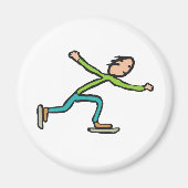 Ice Skaten Magnet (Vorne)