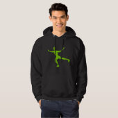 Ice Skaten - Martian Green Hoodie (Vorne ganz)