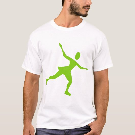 Ice Skaten - Martian Green T-Shirt (Vorderseite)