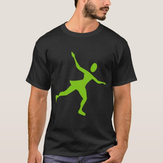 Ice Skaten - Martian Green T-Shirt (Vorderseite)