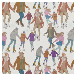 Ice Skaten Nachmittag Stoff