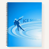 Ice Skaten Notizbuch (Vorderseite)
