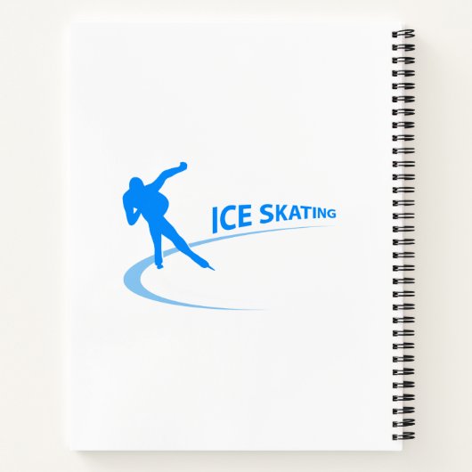 Ice Skaten Notizbuch (Rückseite)