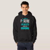 Ice Skaten Oma Skater Ice Skate Abbildung Skati Hoodie (Vorne ganz)