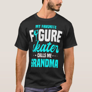 Ice Skaten Oma Skater Ice Skate Abbildung Skati T-Shirt