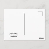 Ice Skaten Pair, Postkarte (Rückseite)