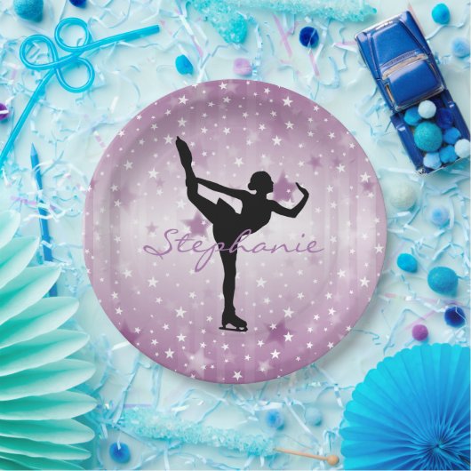 Ice Skaten Paper Party Plate Pappteller (Party)