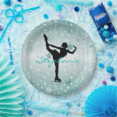 Ice Skaten Paper Party Plate Pappteller (Party)