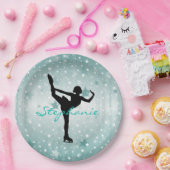 Ice Skaten Paper Party Plate Pappteller (Party)
