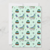 Ice Skaten Party Einladung (Rückseite)